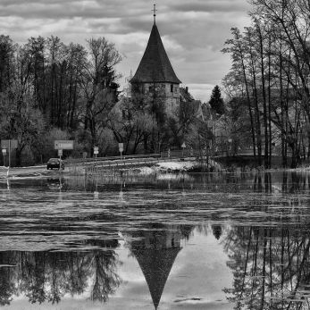 Bild: Wehrkirche Katzwang Deutschland (fineart-sw006.jpg)