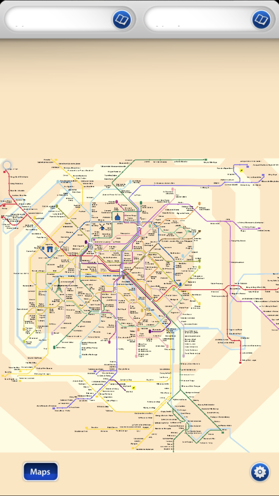 Eingabebereich der App